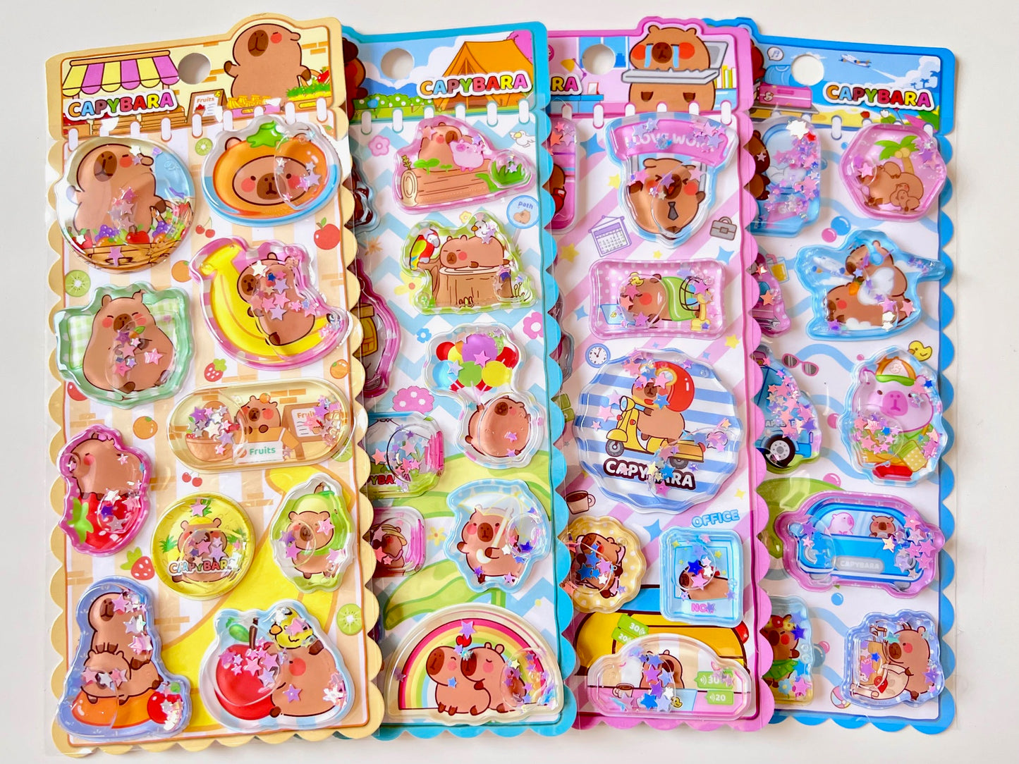 11093 Capybara Water Stickers-12