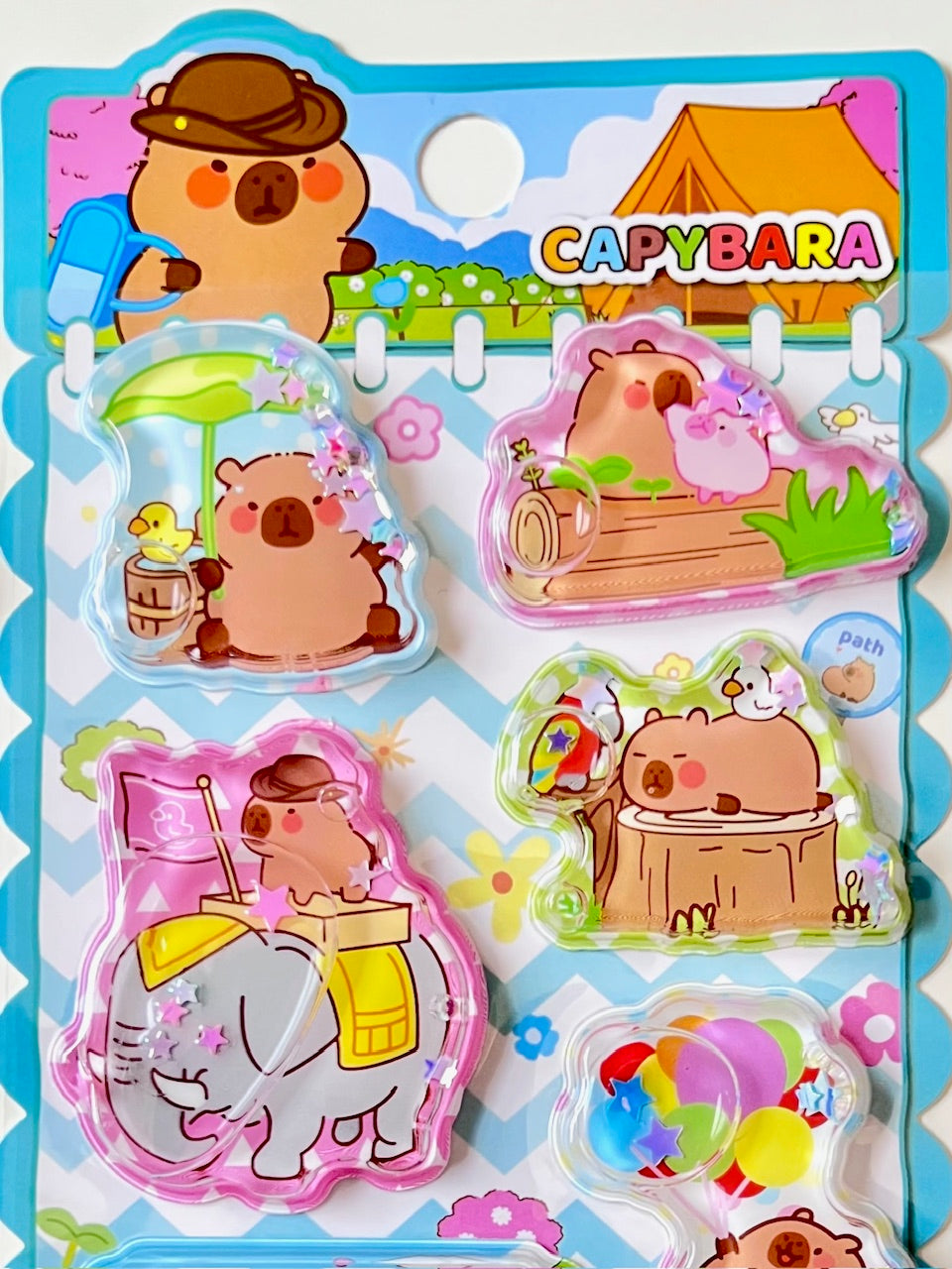 11093 Capybara Water Stickers-12