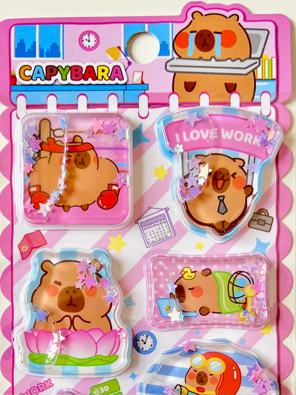 11093 Capybara Water Stickers-12
