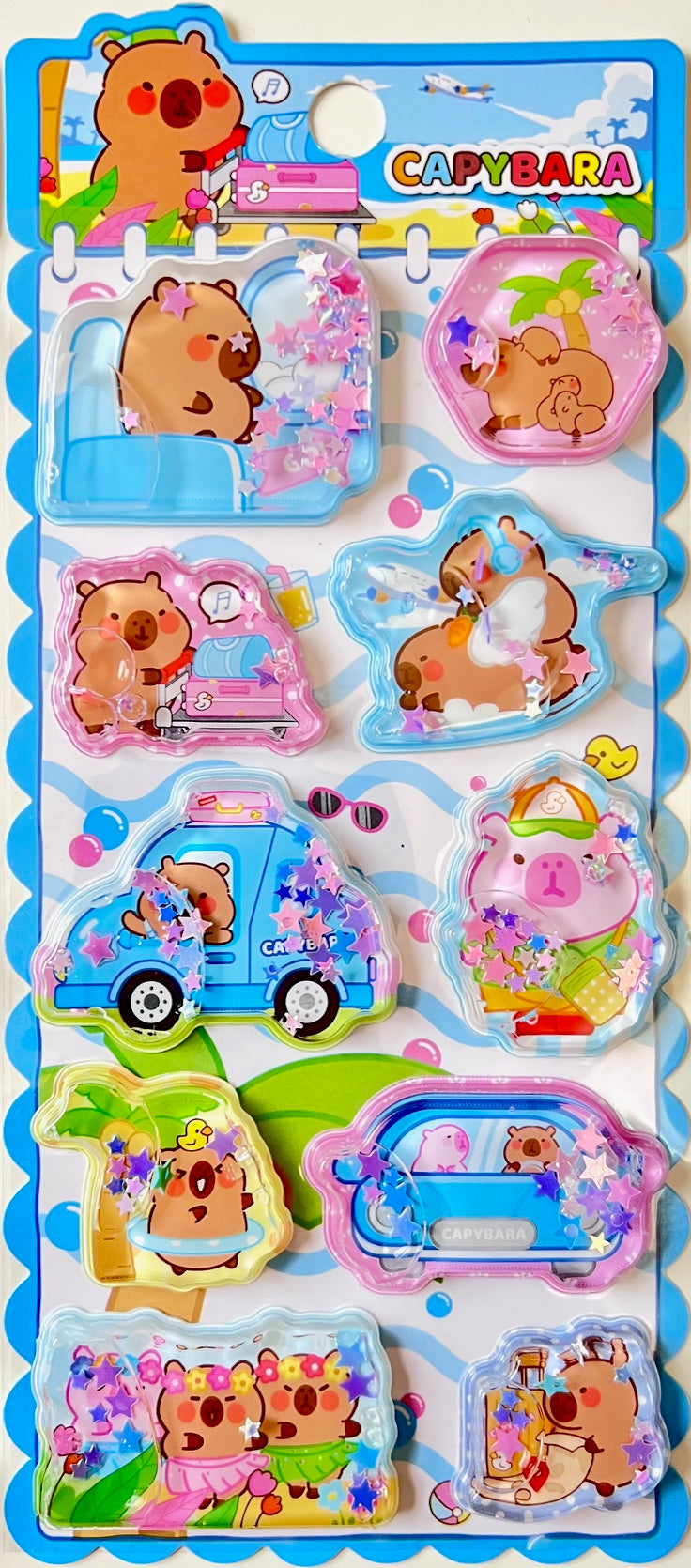 11093 Capybara Water Stickers-12