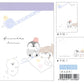 116700 Penguin, Otter, Bear Arts & Craft Fuwatto Time Mini Notepad-10