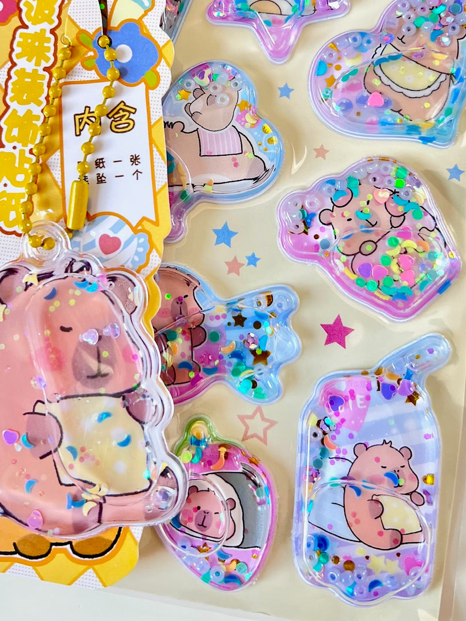 11092 Capybara Water Stickers-12