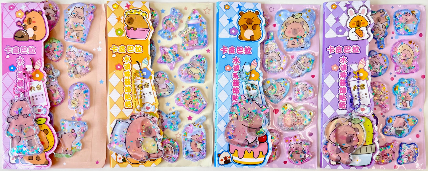 11092 Capybara Water Stickers-12