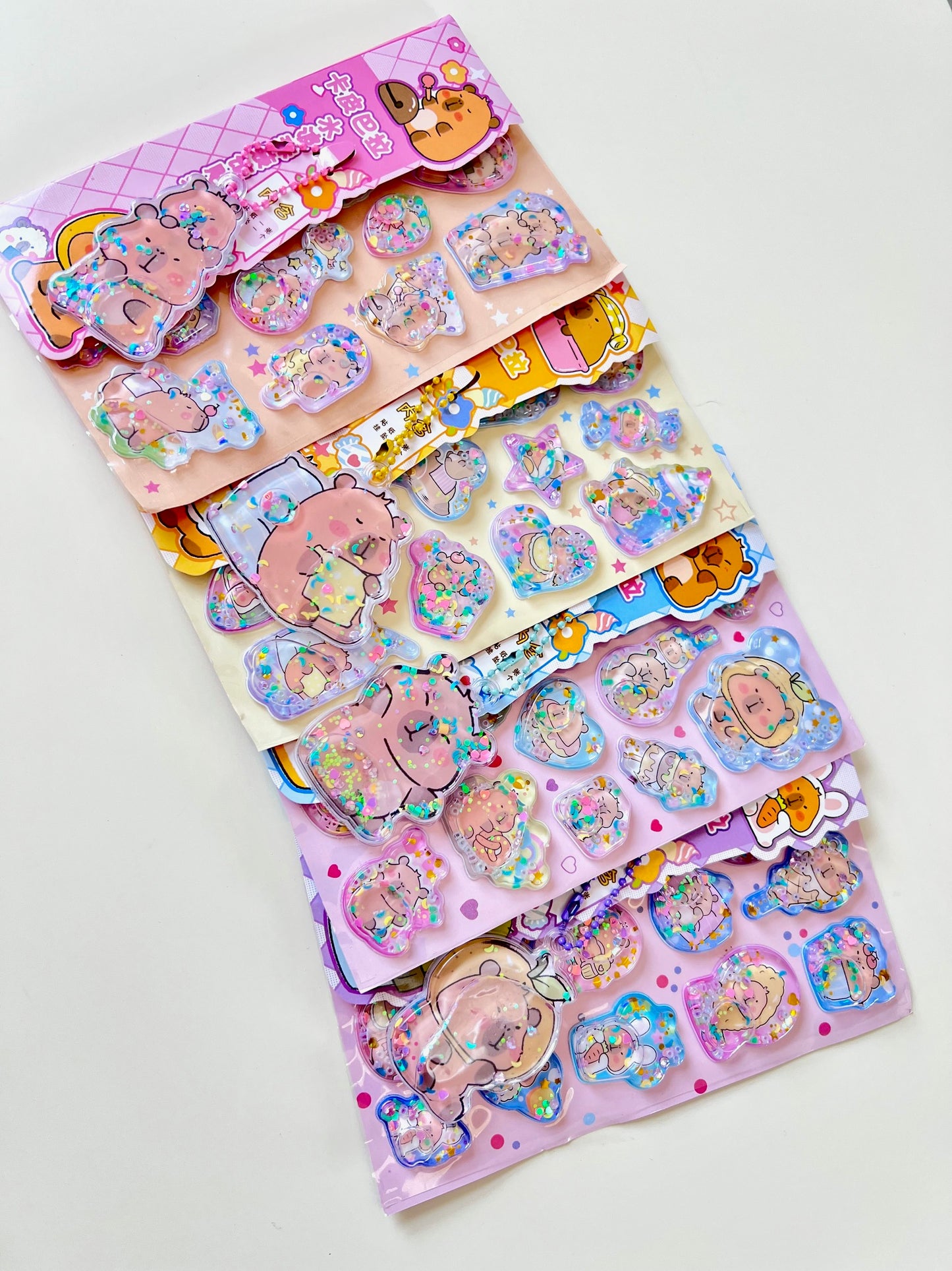 11092 Capybara Water Stickers-12