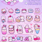 11083 Cute Animal Phone Stickers-12