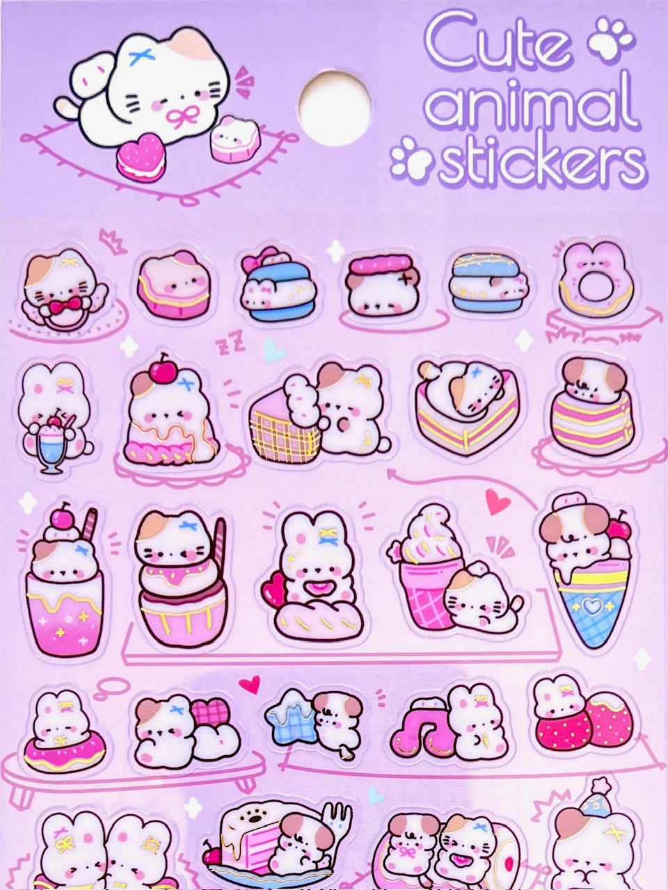 11083 Cute Animal Phone Stickers-12