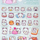 11083 Cute Animal Phone Stickers-12
