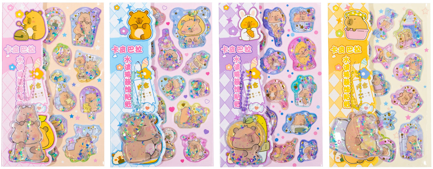 11092 Capybara Water Stickers-12