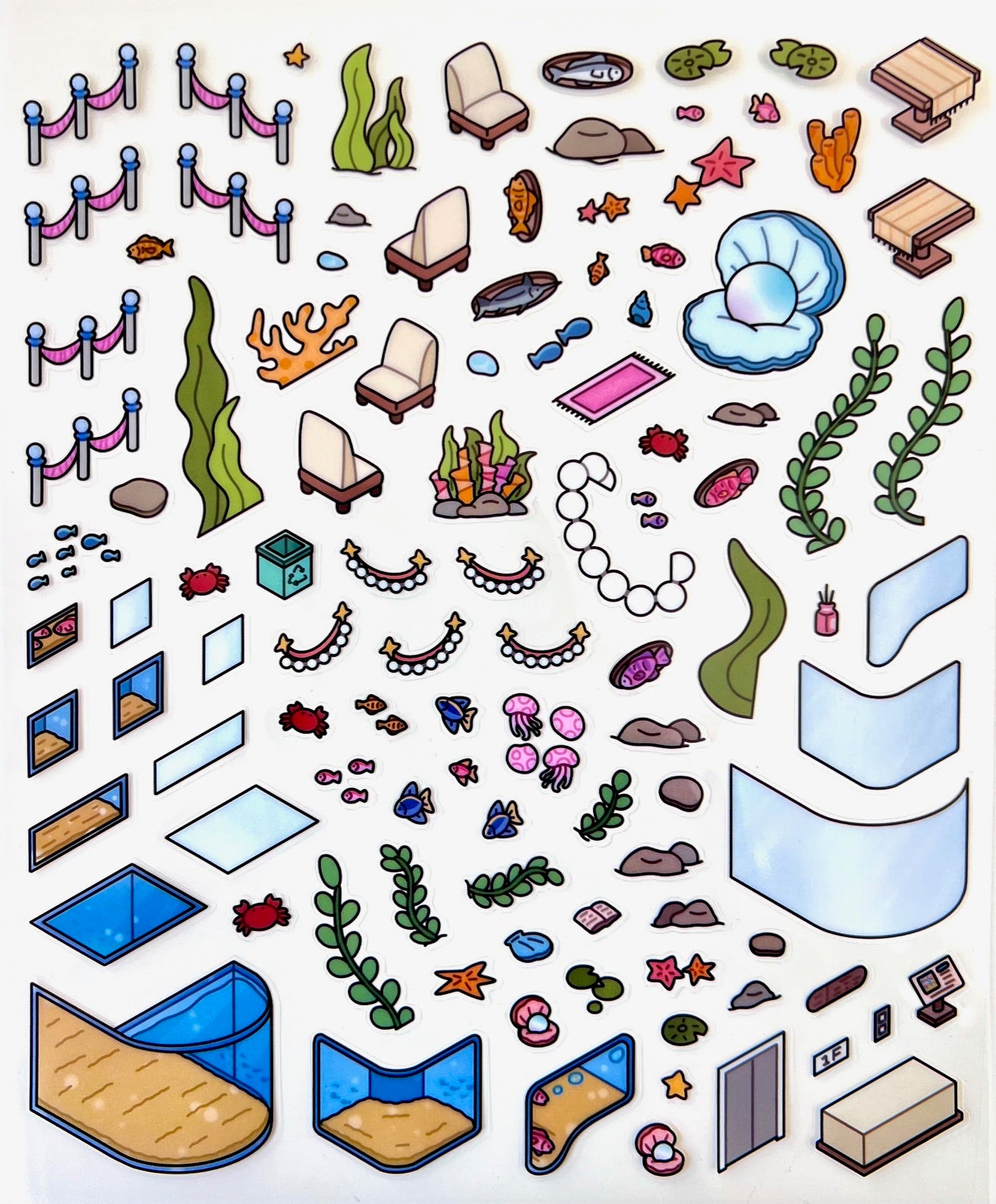 11075 3D Diorama Fantasy Stickers-12