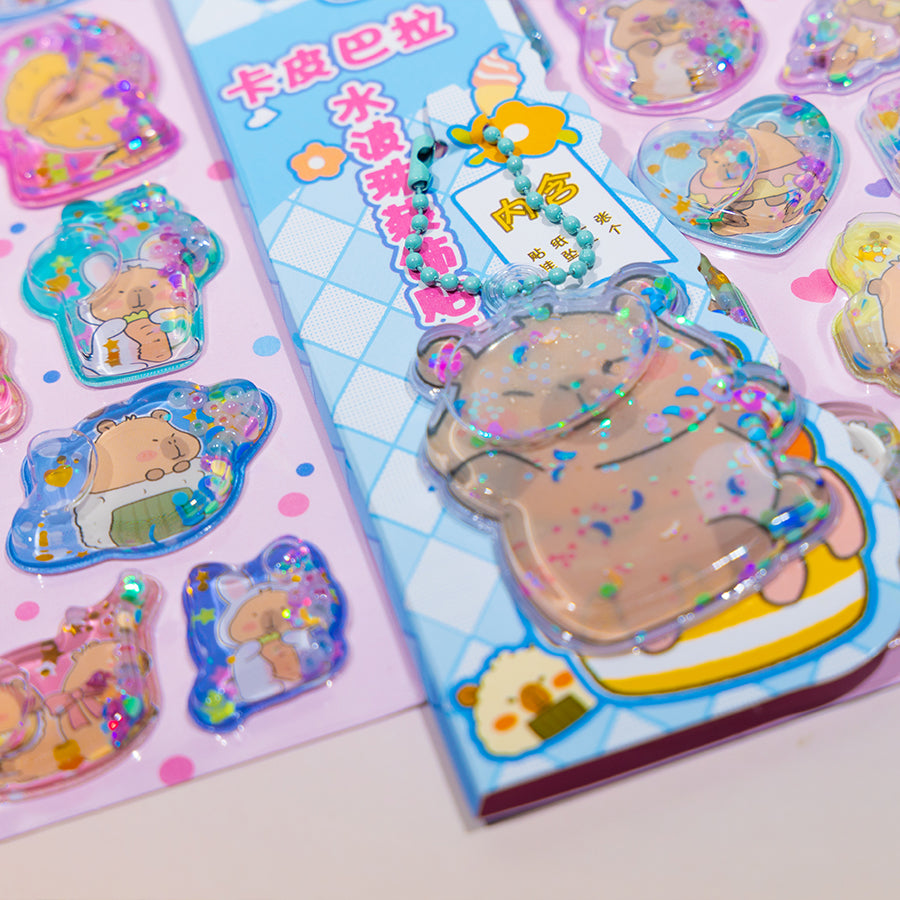 11092 Capybara Water Stickers-12