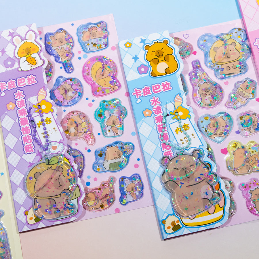 11092 Capybara Water Stickers-12