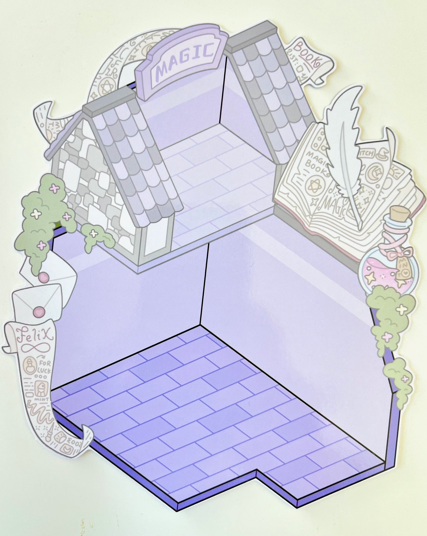 11075 3D Diorama Fantasy Stickers-12