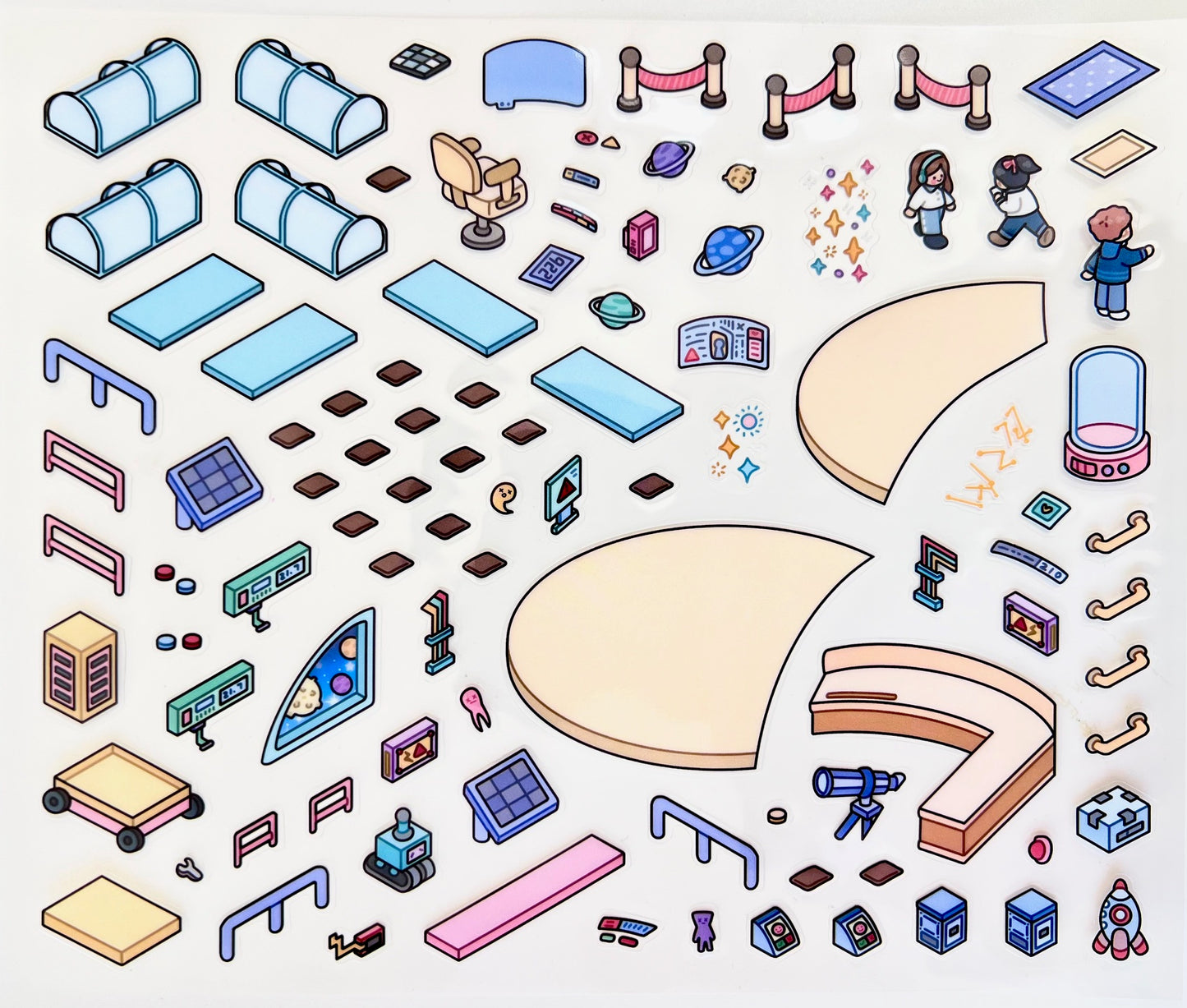 11075 3D Diorama Fantasy Stickers-12