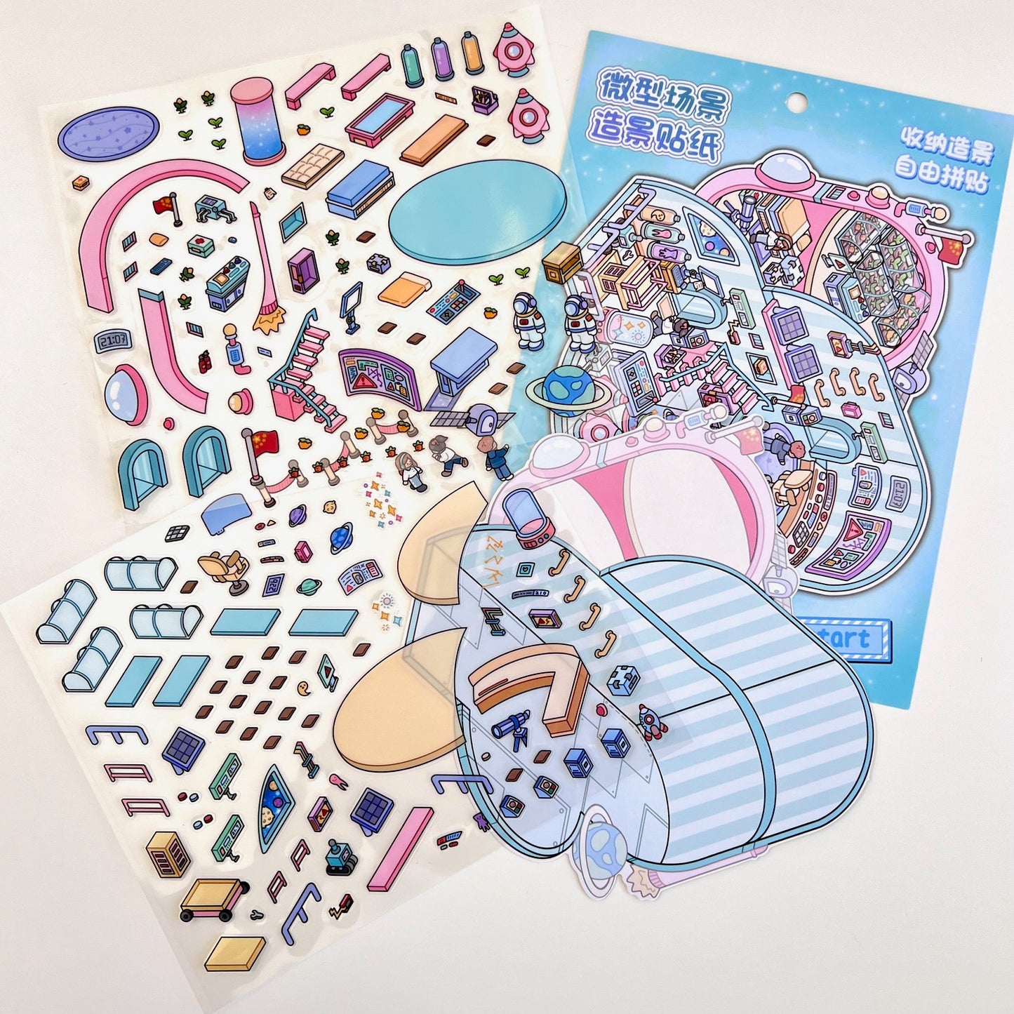 11075 3D Diorama Fantasy Stickers-12