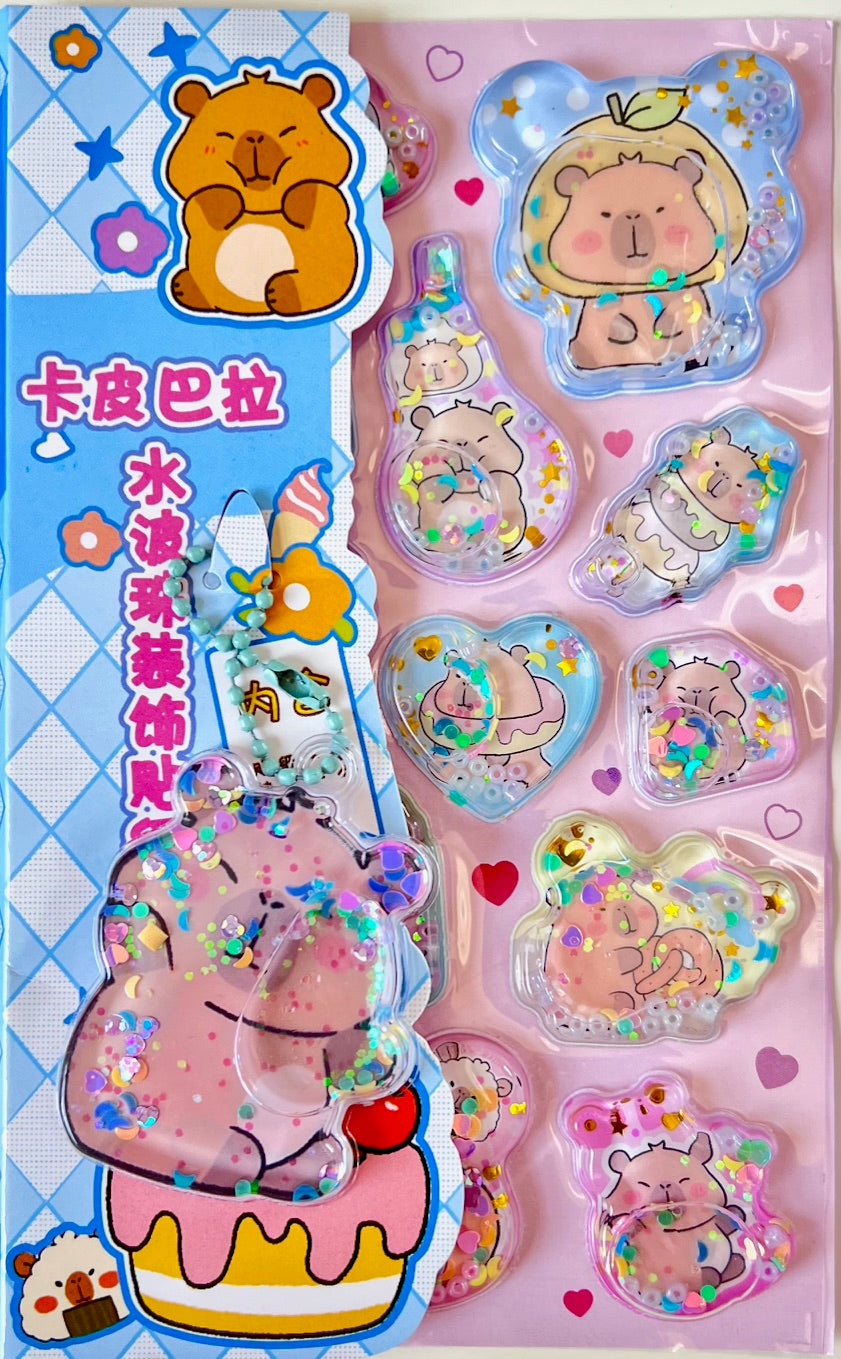 11092 Capybara Water Stickers-12