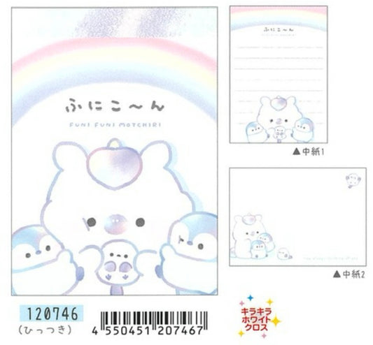 120746 Unicorn & Friends Funi Funi Motchiri Mini Notepad-10