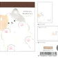 120776 Kitten Cat Paw Onaka Nadetei Mini Notepad-10