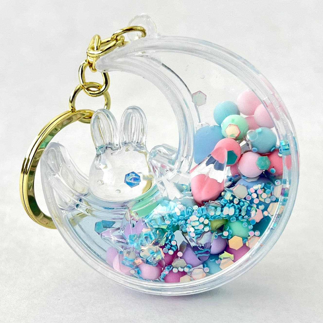 The Rabbit On The Moon Keychain – Chiherah Creations