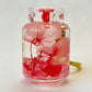 12127 PINK FLOWER COMBO FLOATY KEY CHARM-12