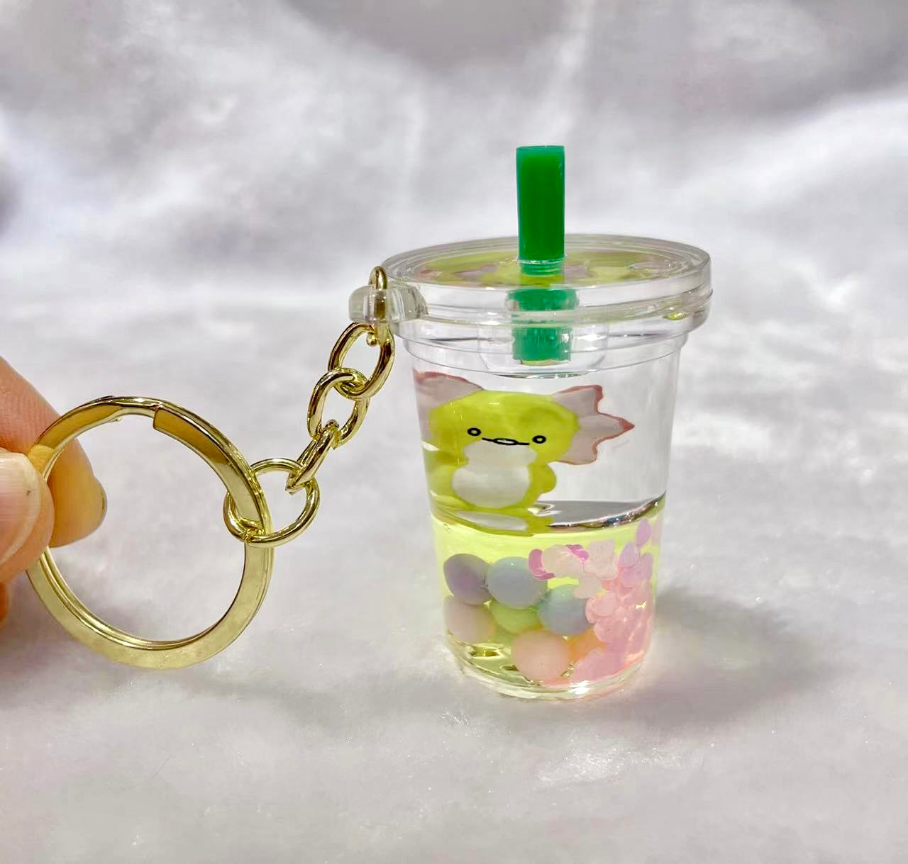 12157 AXOLOTL BOBA FLOATY FIGURINE KEY CHARM-12