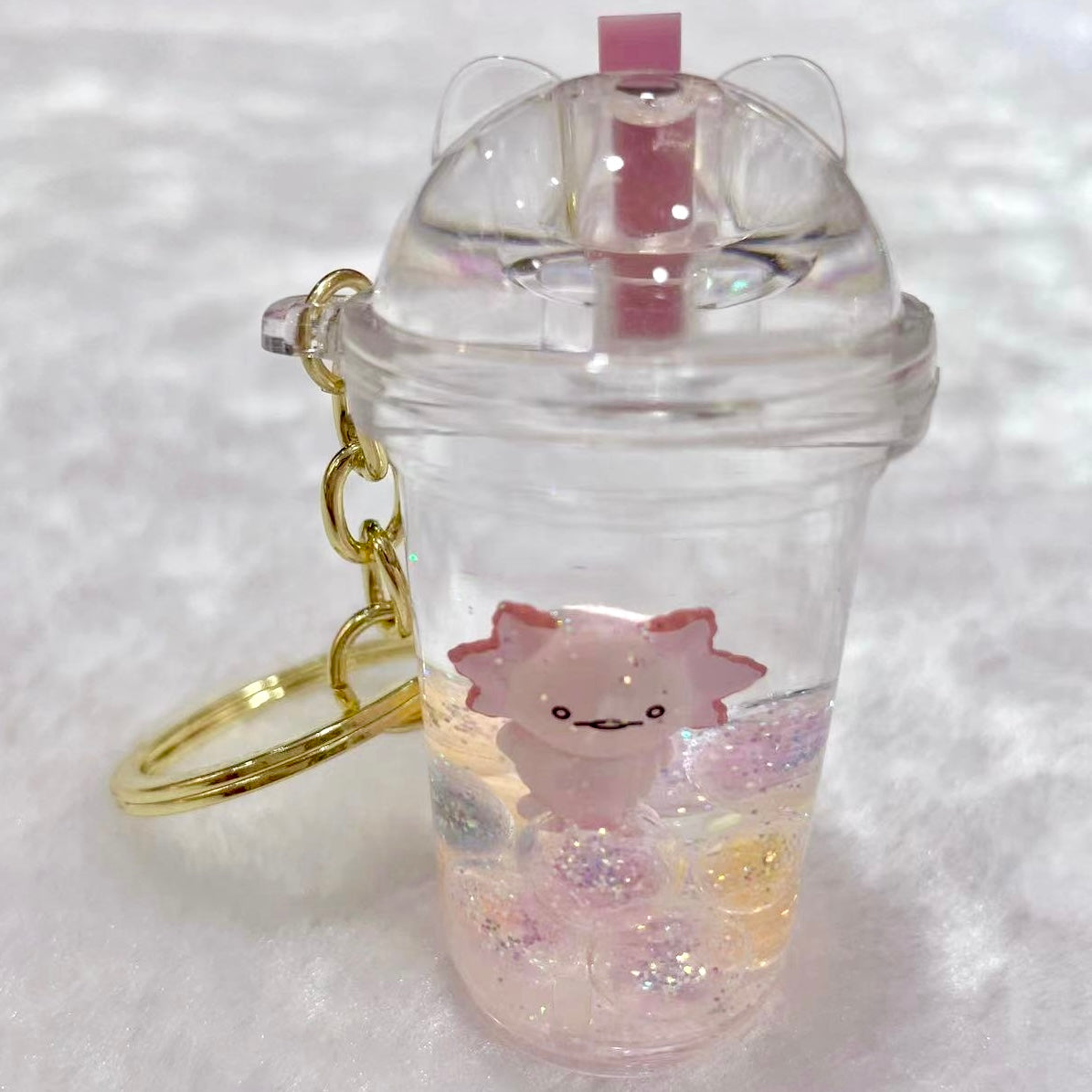 12157 AXOLOTL BOBA FLOATY FIGURINE KEY CHARM-12