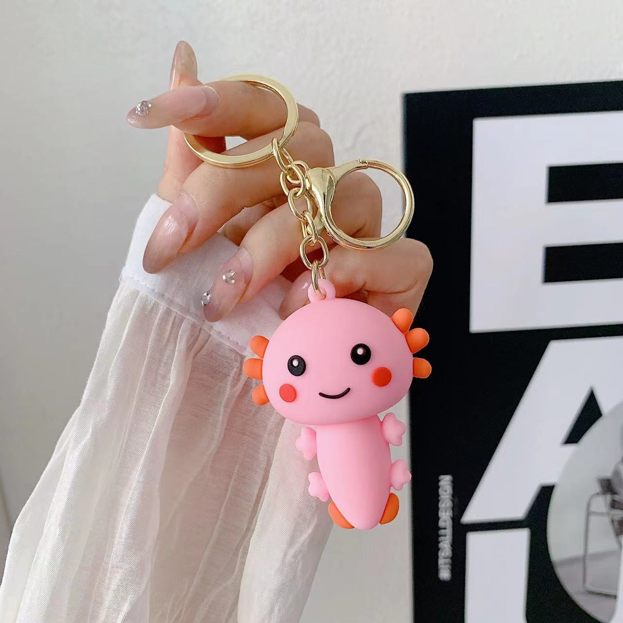 12159 AXOLOTL FIGURINE KEY CHARM-12