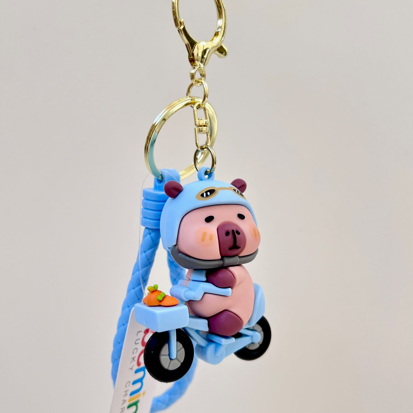 12183 CAPYBARA SCOOTER KEY CHARM-12