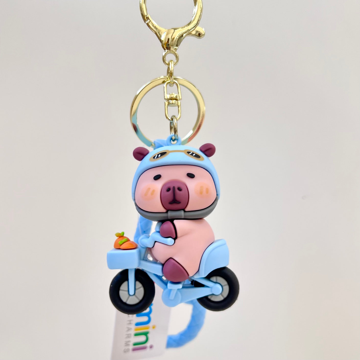 12183 CAPYBARA SCOOTER KEY CHARM-12