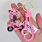 12183 CAPYBARA SCOOTER KEY CHARM-12