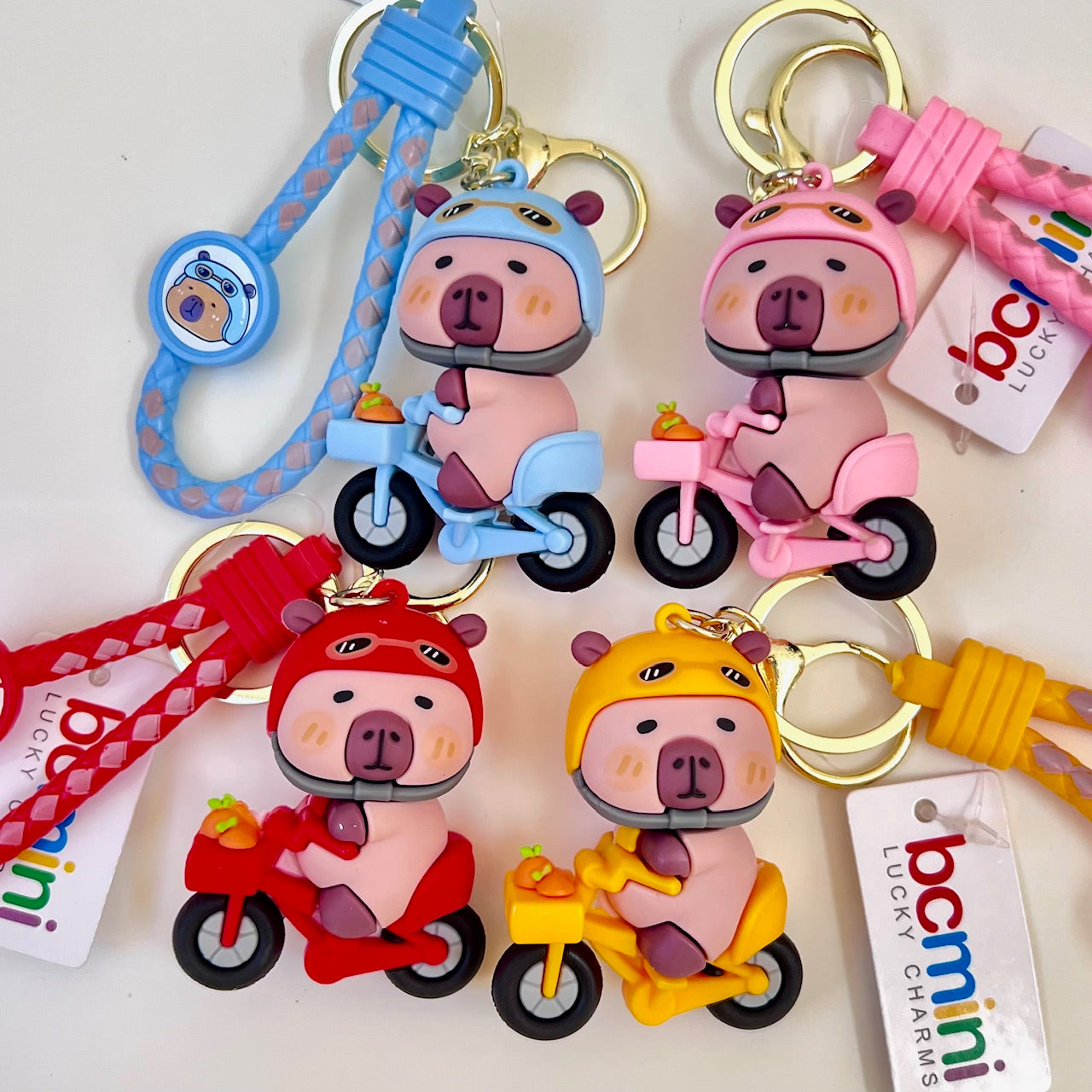 12183 CAPYBARA SCOOTER KEY CHARM-12