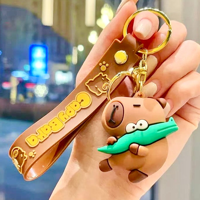 12188 Capybara Kawaii Key Charm-12