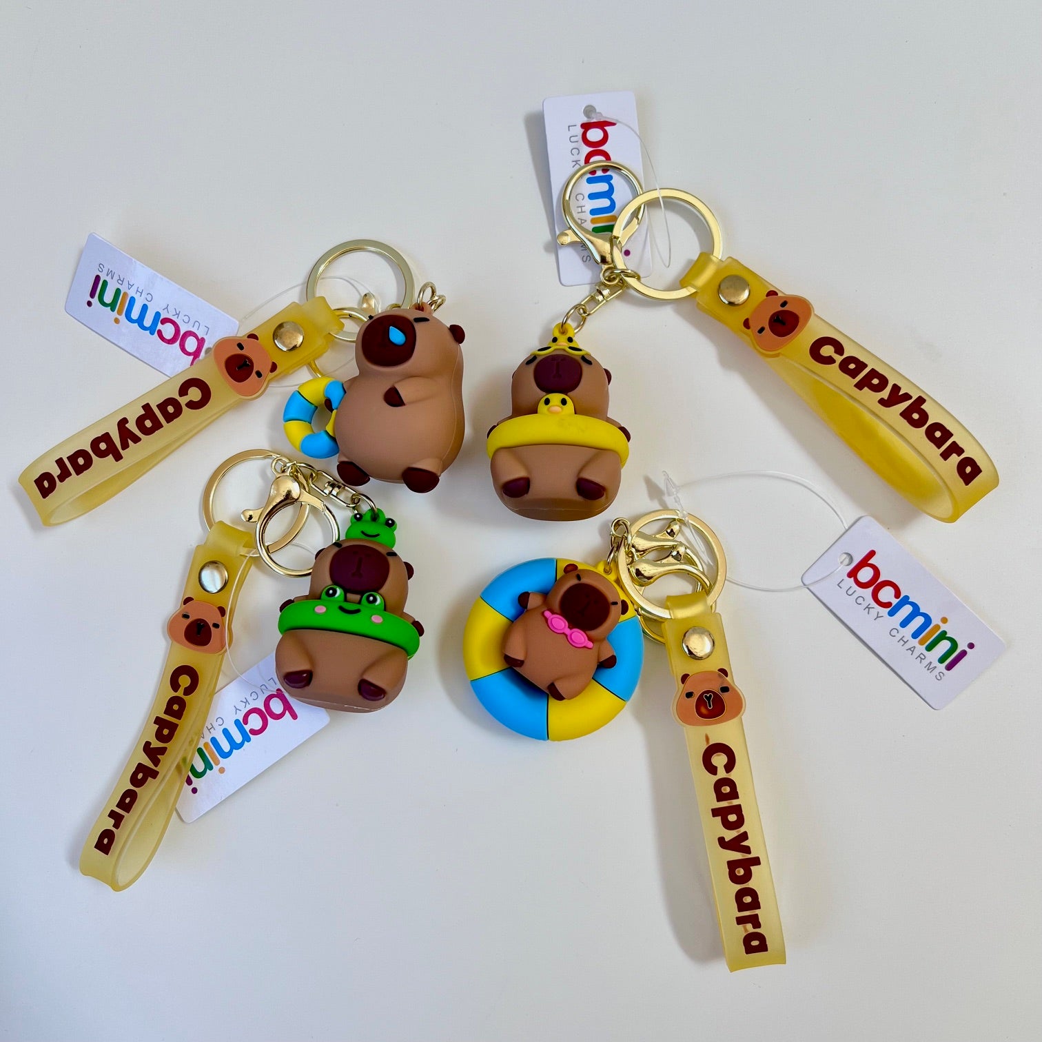 12189 Capybara Ride Key Charm-12 – BCmini