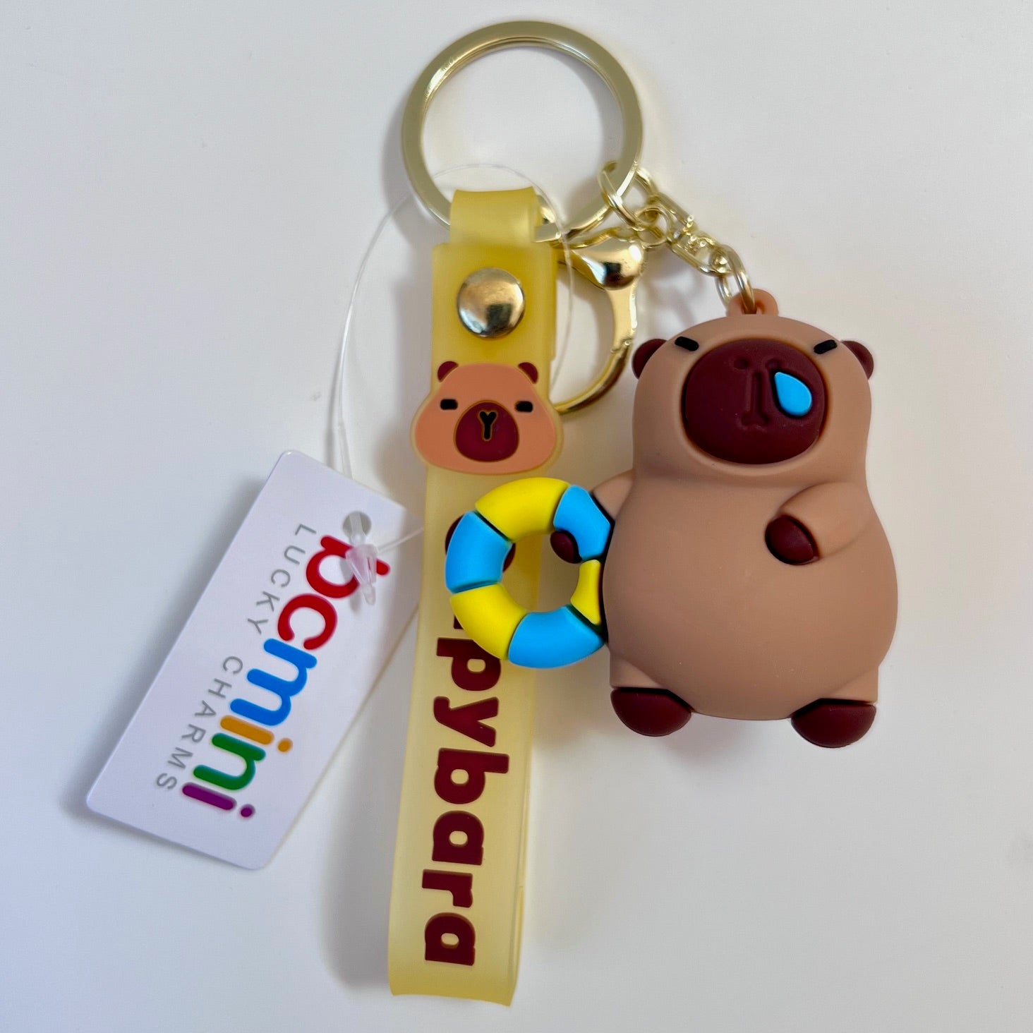 12189 Capybara Ride Key Charm-12 – BCmini