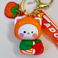 12191 Fruit Cat Key Charm-12