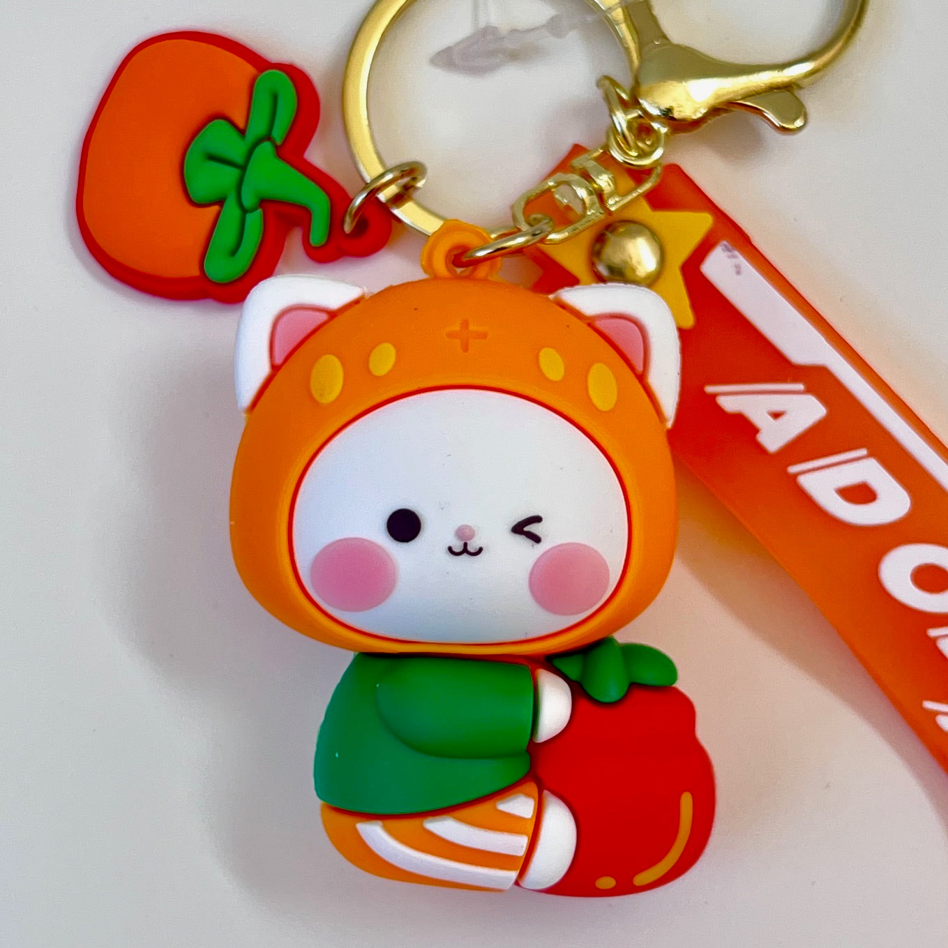 12191 Fruit Cat Key Charm-12