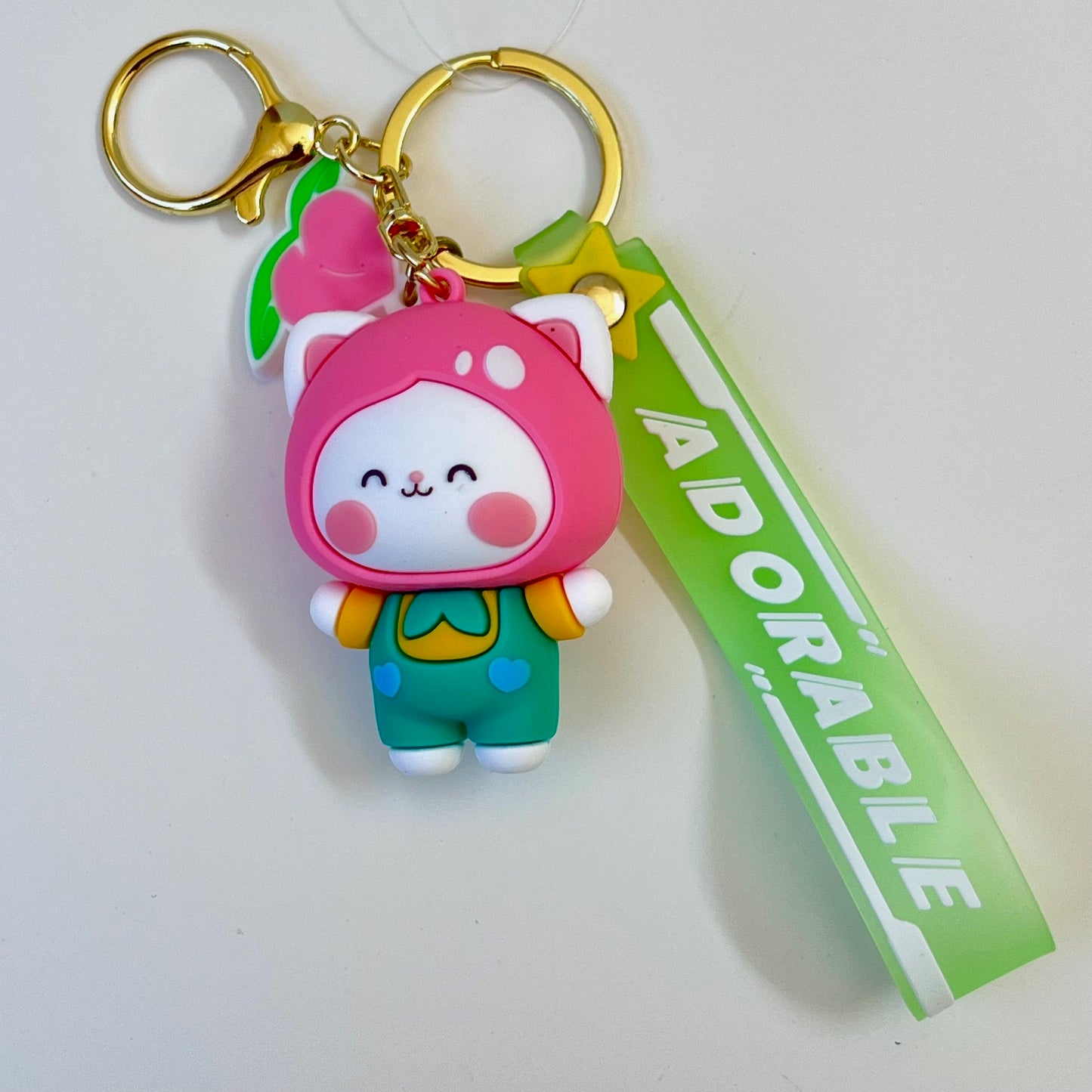 12191 Fruit Cat Key Charm-12