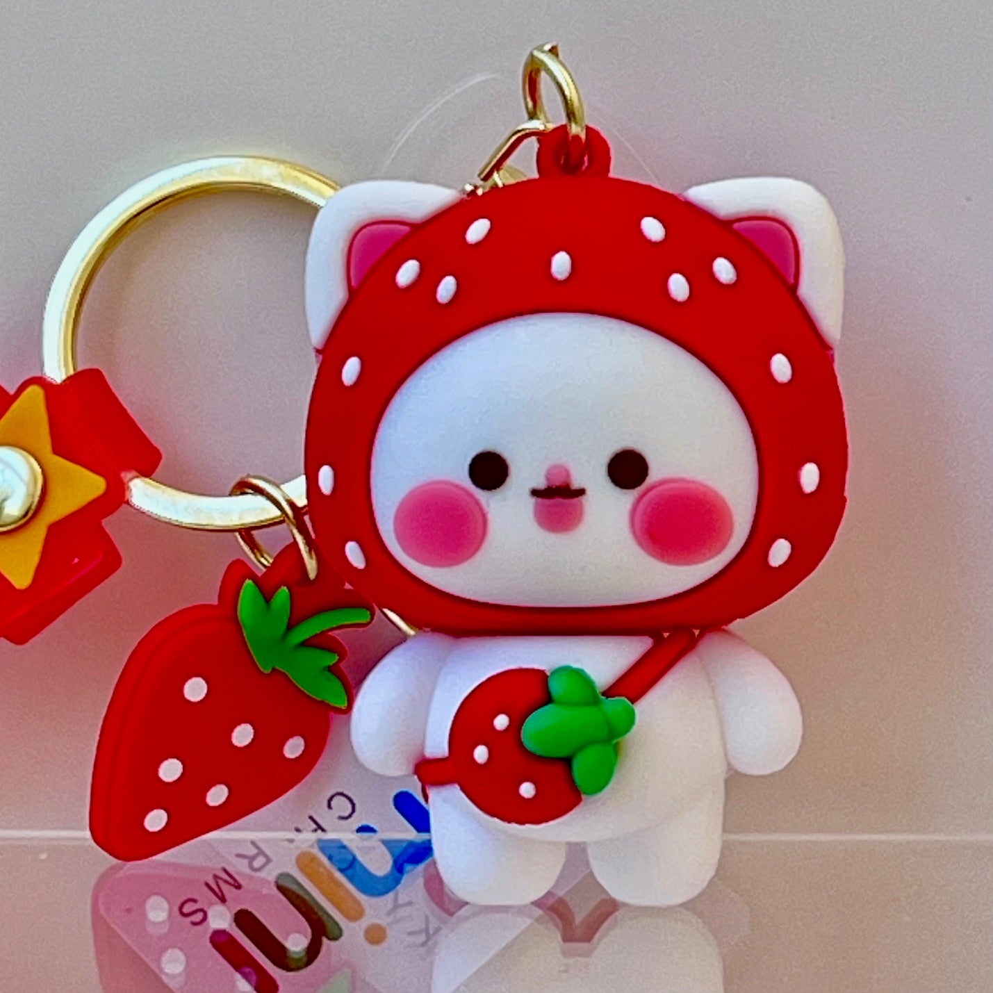 12191 Fruit Cat Key Charm-12