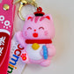 12192 Maneki Cat Key Charm-12