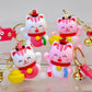 12192 Maneki Cat Key Charm-12