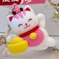 12192 Maneki Cat Key Charm-12