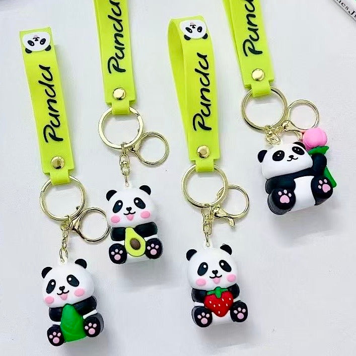12193 Panda Key Charm-12