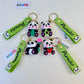 12193 Panda Key Charm-12