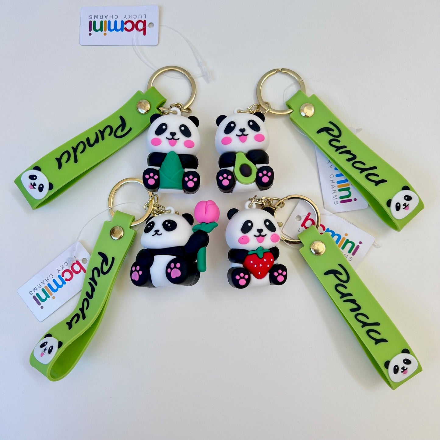 12193 Panda Key Charm-12