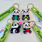 12193 Panda Key Charm-12