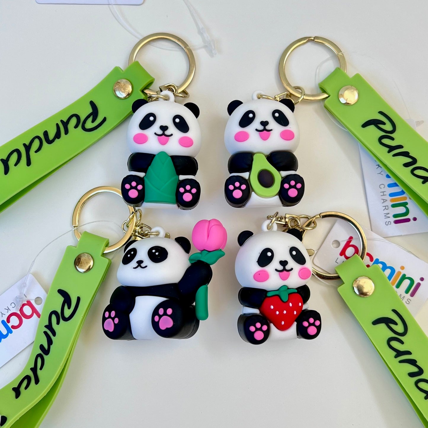 12193 Panda Key Charm-12