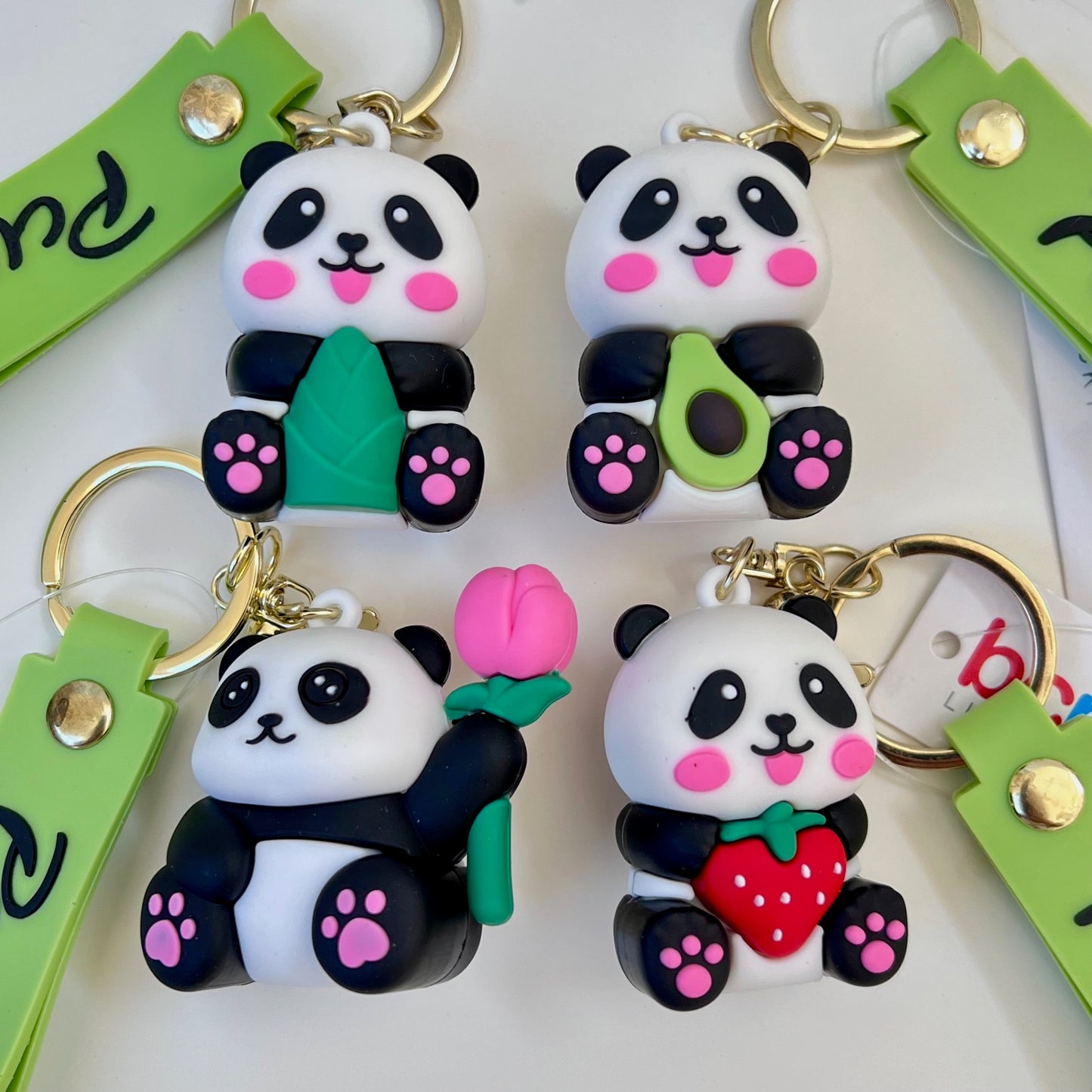 12193 Panda Key Charm-12