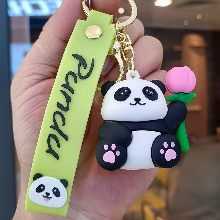 12193 Panda Key Charm-12