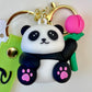 12193 Panda Key Charm-12