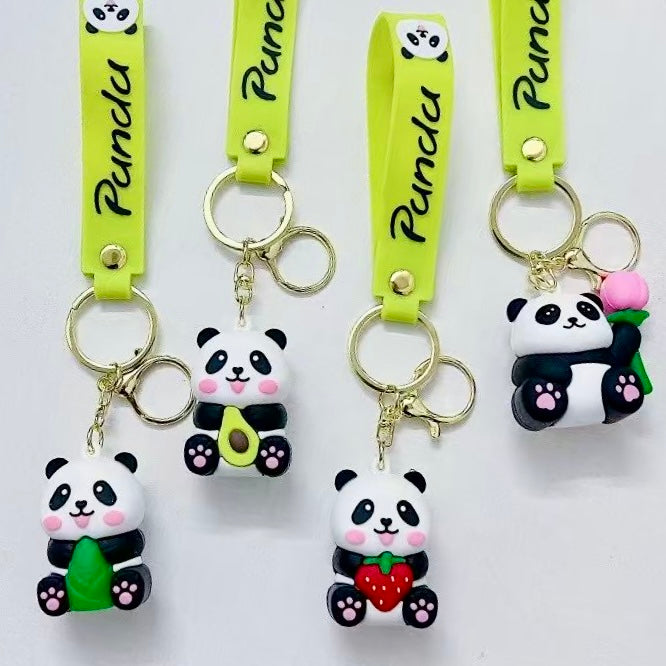12193 Panda Key Charm-12