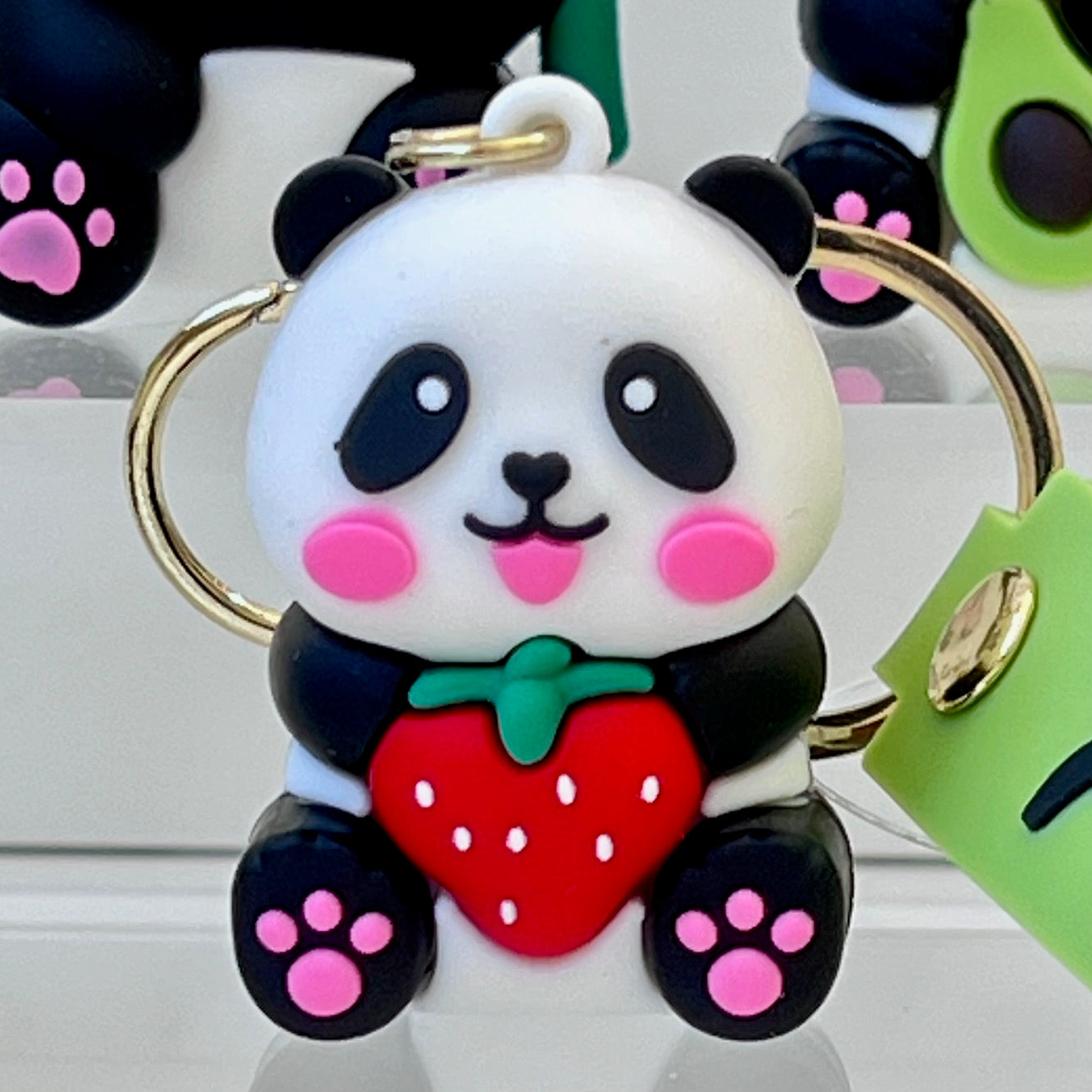 12193 Panda Key Charm-12